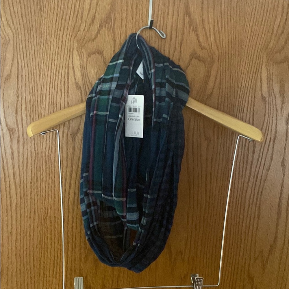 J. Jill Multicolor Plaid Scarf